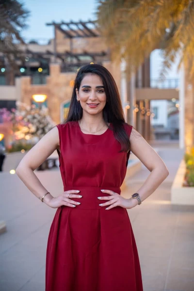 Burgundy linen dress C:IB1086